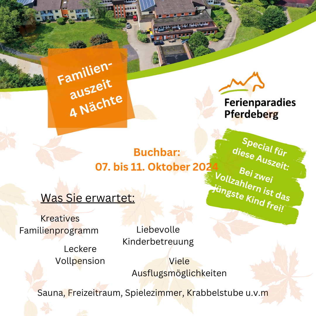 Auszeit für junge Familien